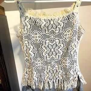 Tessori dressy top sizes:s/m